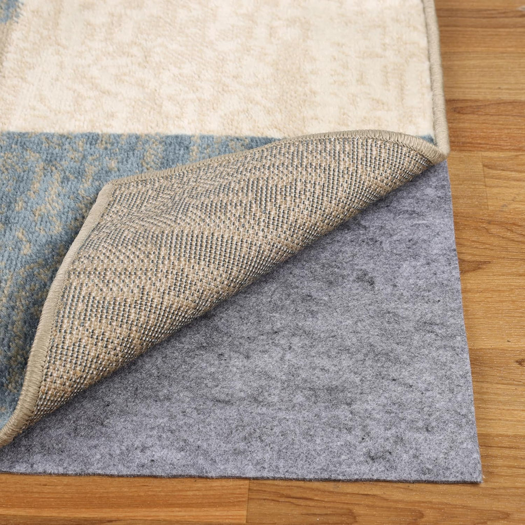 Superior Indoor Area Rug Pad, Non-Slip, Non-Skid, Floor Protector, Hardwood and Tile Floor Padding, Furniture Protector Pad, Carpet Gripper Mat, Felt and Rubber Rug Grip, Lima Collection, 2' x 4'