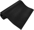 Herco 3' x 5' All Purpose Pyramid Grip Vinyl Mat - Black