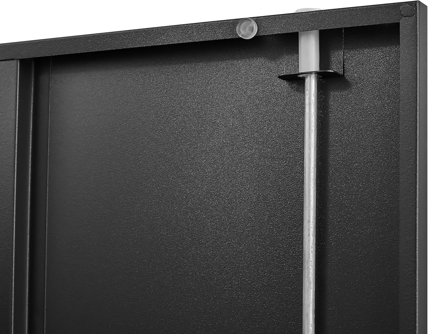 Metal Garage Storage Cabinet with Lock, 71' Tall Steel Storage Locker with 4 Adjustable Shelves, Heavy Duty Metal Cabinet for Garage, Office, Home, 31.5'W × 16.5'D, Black