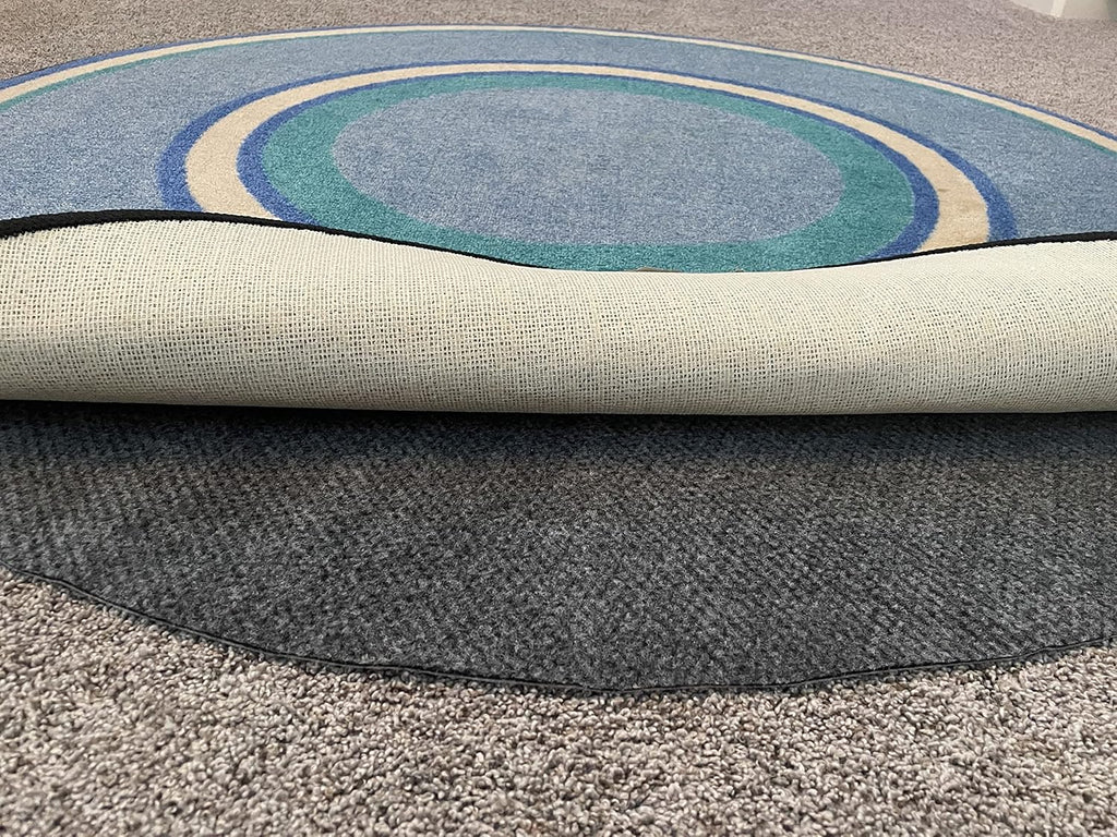 Hold-a-Rug Plush 9' Round Nonskid, Nonslip Rug Pad, Reversible Gripper, ¼ Thick, Safe for All Floors and Carpet, Keep Area Rugs Secure