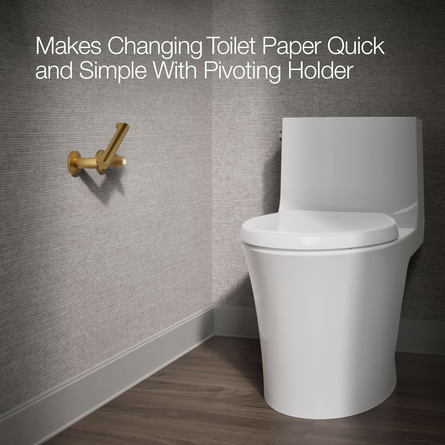 Kohler 78382-2MB Components™ Pivoting toilet paper holder