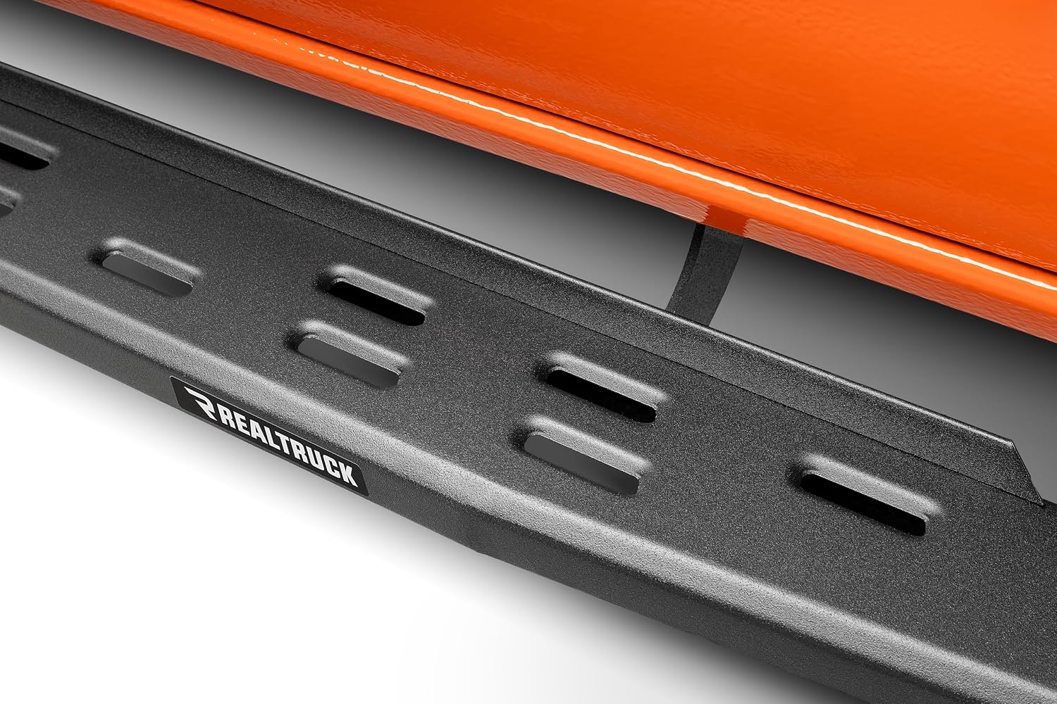 Go Rhino RB30 Slim Running Boards & Brackets | Cab Length, Galvanized Steel, Textured Black | 69643280SPC | Fits 2024 Toyota Tacoma Double Cab