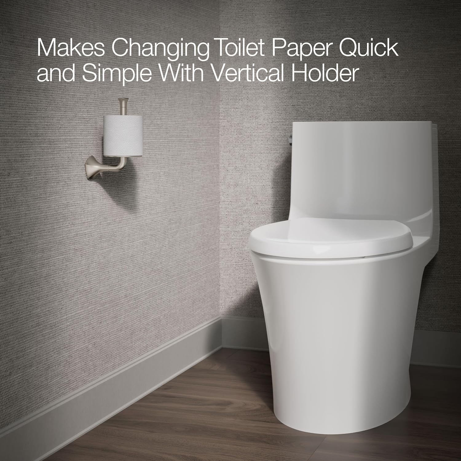 KOHLER Occasion Vertical Toilet Paper Holder