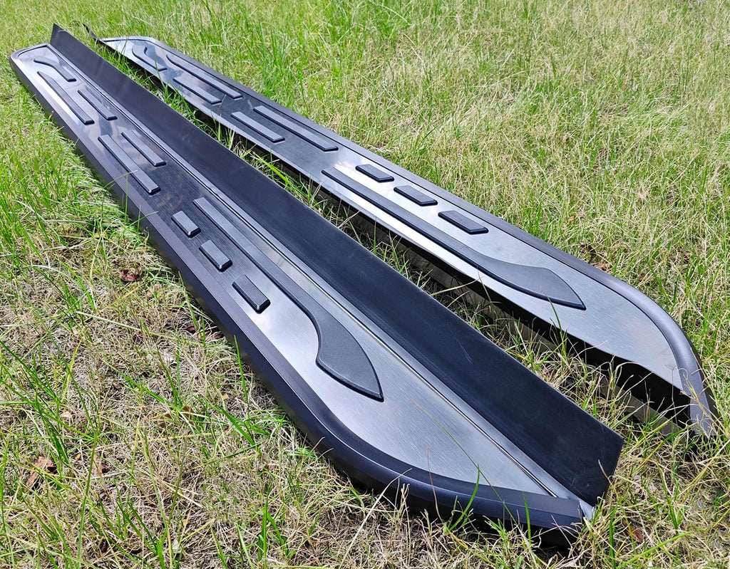 2PCS Side Step Accessories Fit for Chevy Equinox 2025 2026 Running Board Padel Step Bar Padel Aluminum Black (with Bracket) XMH