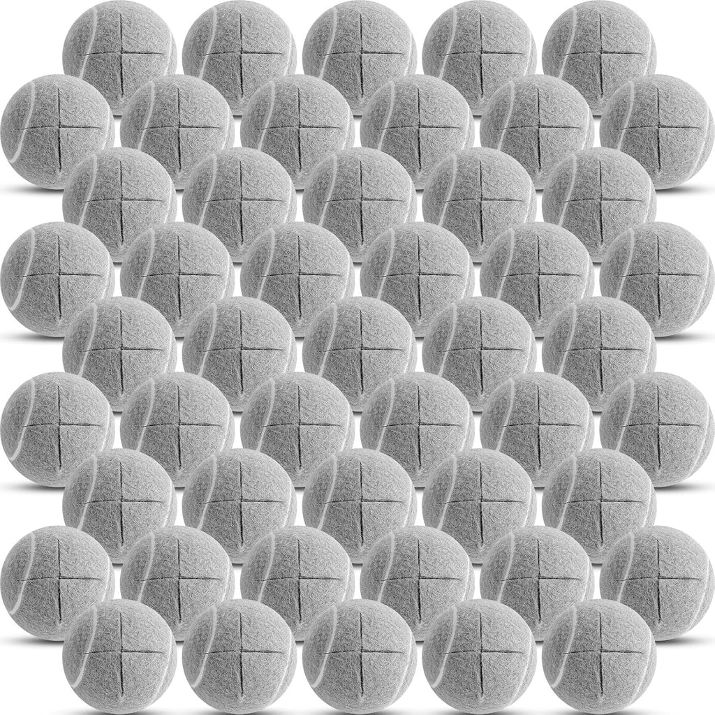 Wettarn 400 Pcs Precut Tennis Balls for Chairs Precut Tennis Balls Bulk 2.5 Inch Chairs Leg Floor Protector Heavy Duty Long Lasting Glide Covering Non Slip for Classroom Furniture Leg Floor Protection
