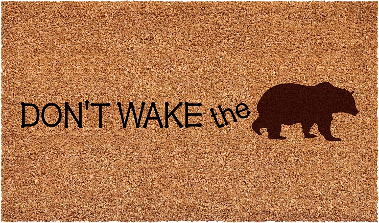 Calloway Mills 108623672 Don't Wake The Bear Doormat, 36' x 72'